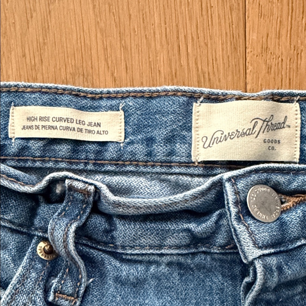 Universal Thread High Rise Curved Leg Jean - image 3